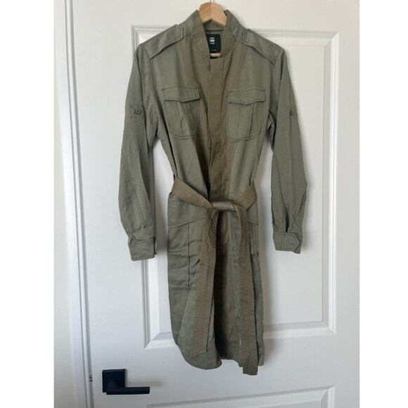 NWT G-STAR Field Belt Dress XS Shamrock - Picture 6 of 11